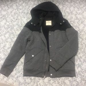 Hollister Sherpa Lined Winter Jacket
